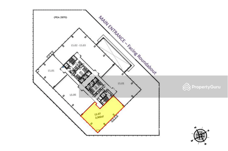 For Rent - Plaza Shell - Premium Grade A Office - BEST in KK