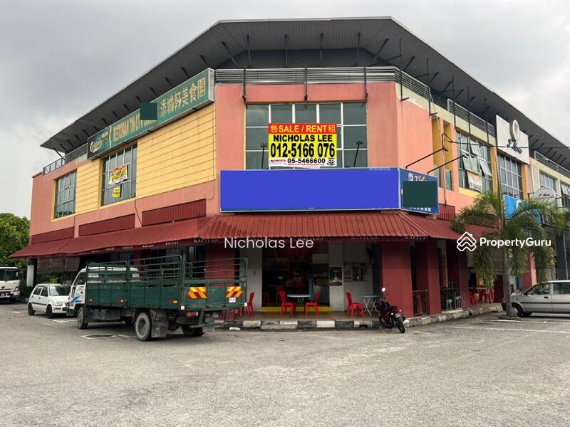 Untuk Dijual - Double Storey Corner Shop at Menglembu