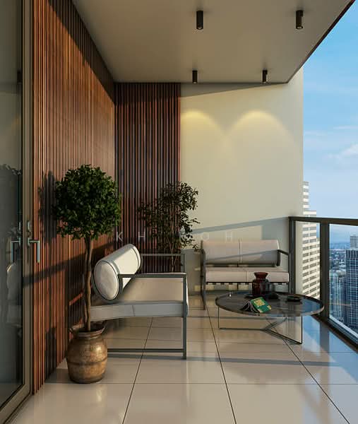 Kondominium untuk Dijual di Mid Valley [Invest / Ownstay] MRT LRT Furnsihed Condo @ 1 station KL Sentral - KH Koh - Balcony - PropertyGuru.com.my