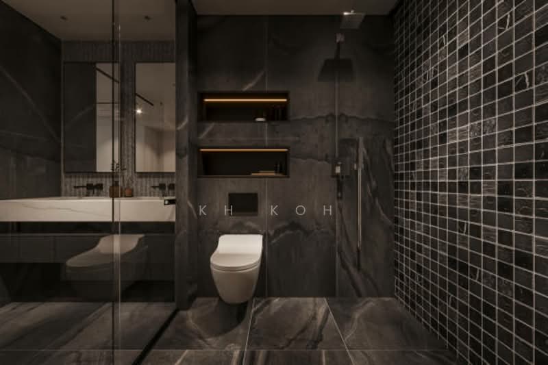 Condominium for Sale at 【Ready Unit】Kepong Freehold Link MRT Condo @ 0 downpayment Furnished - KH Koh - Bathroom - PropertyGuru.com.my