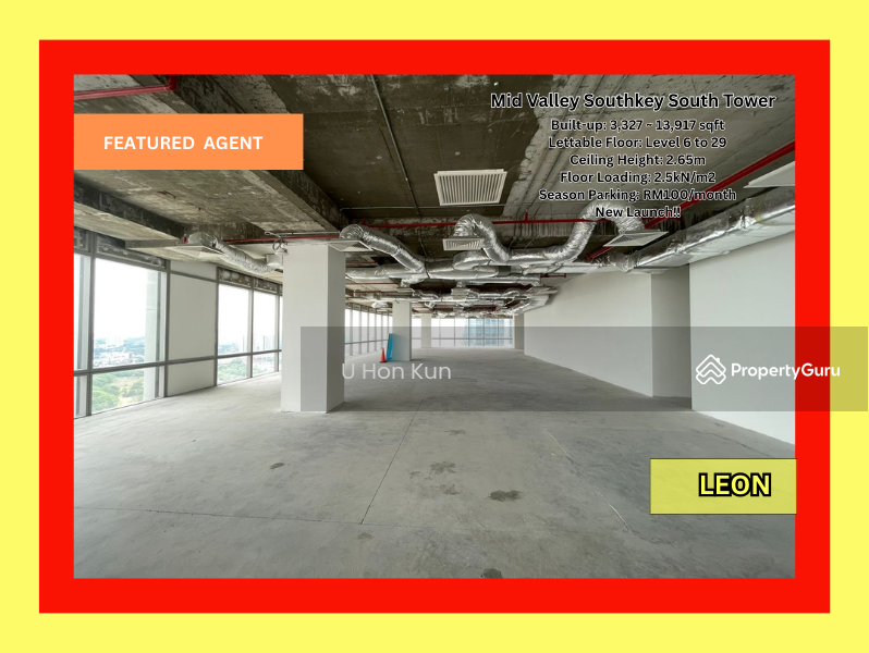 Mid Valley Southkey South Tower, Johor Bahru, Johor, , 13308 sqft