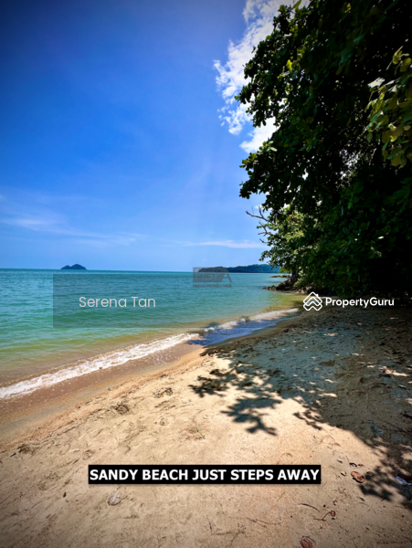 Untuk Dijual - Exquisite 2.7-acre Coastal Estate Offering Breathtaking Seaviews in Gertak Sanggul.