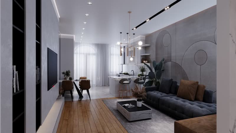 Kondominium untuk Dijual di RM3xxK Sungai Besi | 5min Walk to LRT | Free Furnish - KH Koh - Living Room - PropertyGuru.com.my