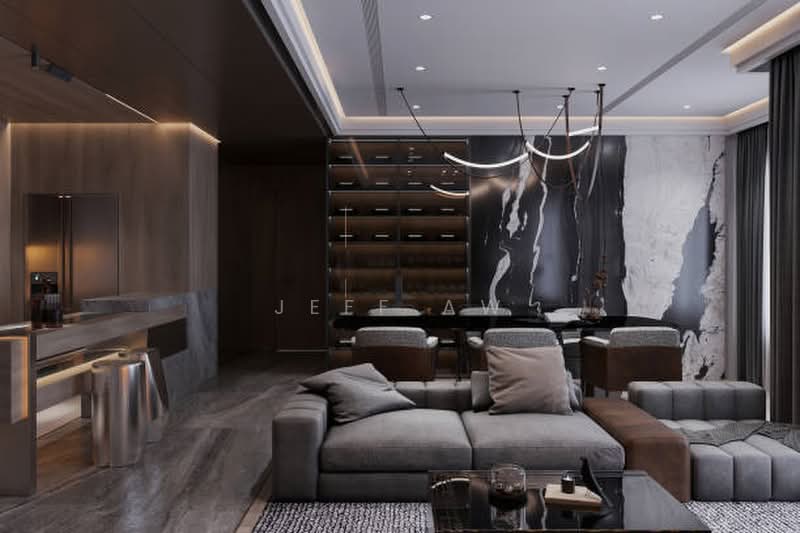 Kondominium untuk Dijual di KL Sentral Freehold Ready Move In [Furnished] 0 downpayment private shuttle - Jeff Aw - Living Room - PropertyGuru.com.my