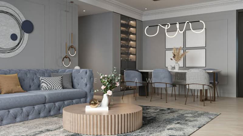 Condominium for Sale at Best 1st Home Buyer Invest Cover Installment +ve Cashflow [Furnished] - Jeff Aw - Living Room - PropertyGuru.com.my