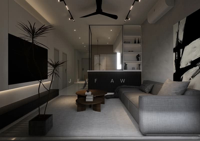 Kondominium untuk Dijual di Mont Kiara Auction Unit Fully Furnished 2 Rooms Condo - Jeff Aw - Living Room - PropertyGuru.com.my