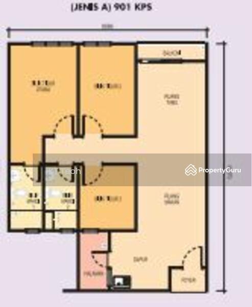 Servis Apartment untuk Dijual di Kita Impian @ Cybersouth - KT Teoh - PropertyGuru.com.my