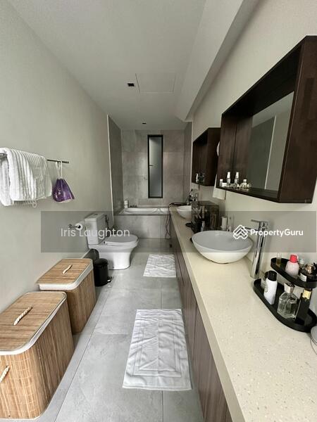 master bathroom with bath tub and shower 