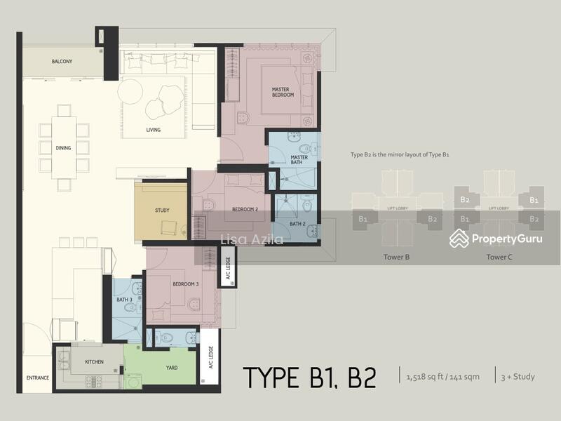 Infiniti 3 Residences untuk Untuk Dijual - RM 641,300, Mac 2026 - PropertyGuru.com.my