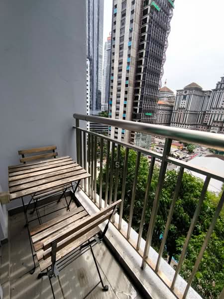 Condominium for Rent at Hampshire Residences - Rehvus Tan - Balcony - PropertyGuru.com.my