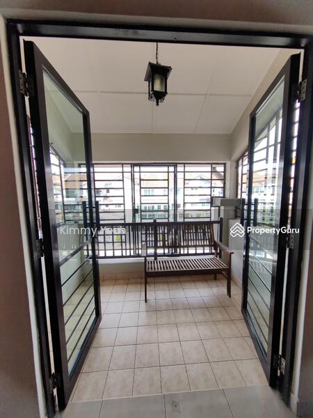 2nd floor gym room door and balcony view
