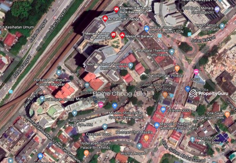 Brickfields - Part commercial, part residential, Jalan Tun Sambanthan ...