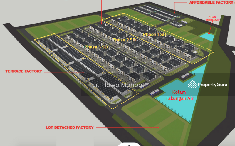 Industrial Factory For Sale In Puncak Alam, Good Investment ROI. Welcome to contact me for further i