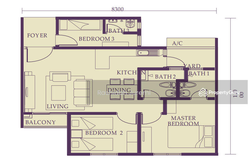 Service Residence for Sale at TR Residence - Rashidah Juremi - PropertyGuru.com.my