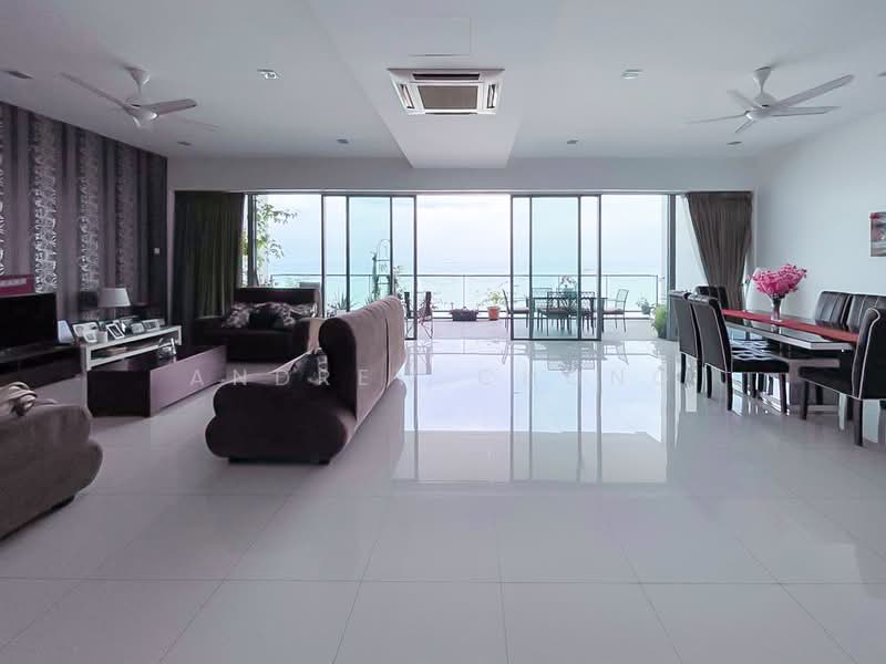 Condominium for Sale at Infinity Beachfront Condominium - Andrew Chong - Living Room - PropertyGuru.com.my