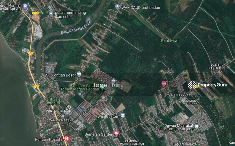 For Sale - Pontian Zoning Residential Agriculture Land