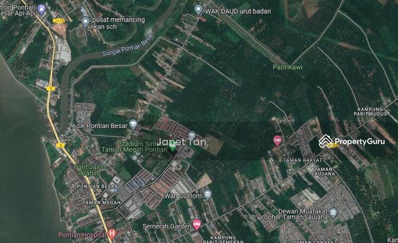 For Sale - Pontian Zoning Residential Agriculture Land
