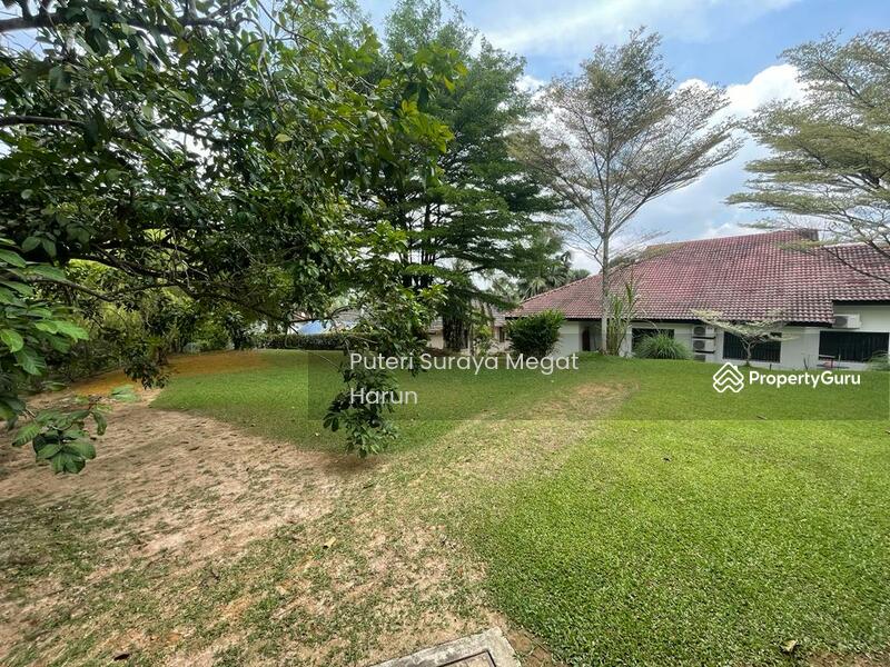 Land at the back of the house