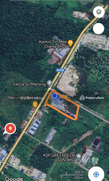 Untuk Dijual - Kota Tinggi 10 Arces Industrial Land & Factory For Sale