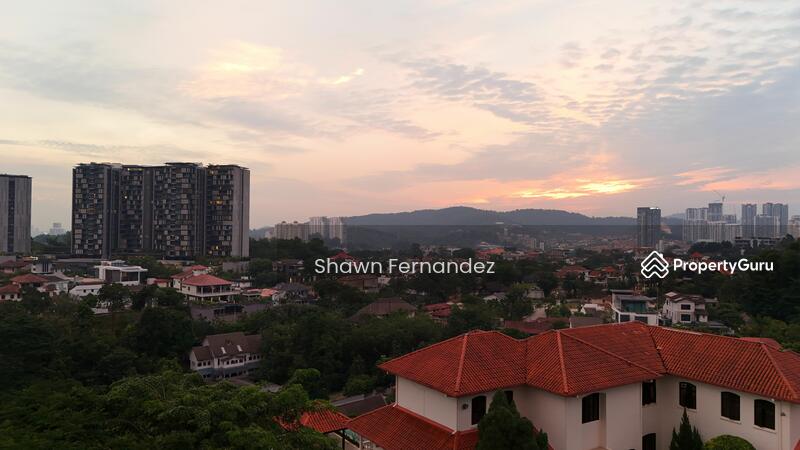 View over Damansara from the bedroom balcony