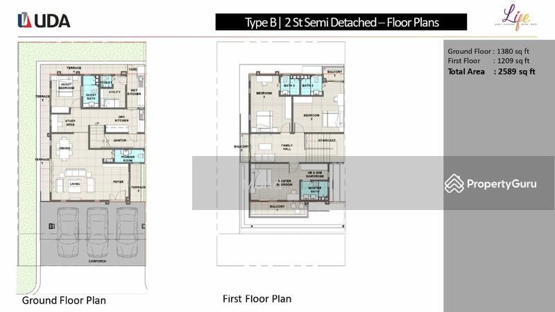 For Sale - UDA Heights Bungalow Type B Double Storey