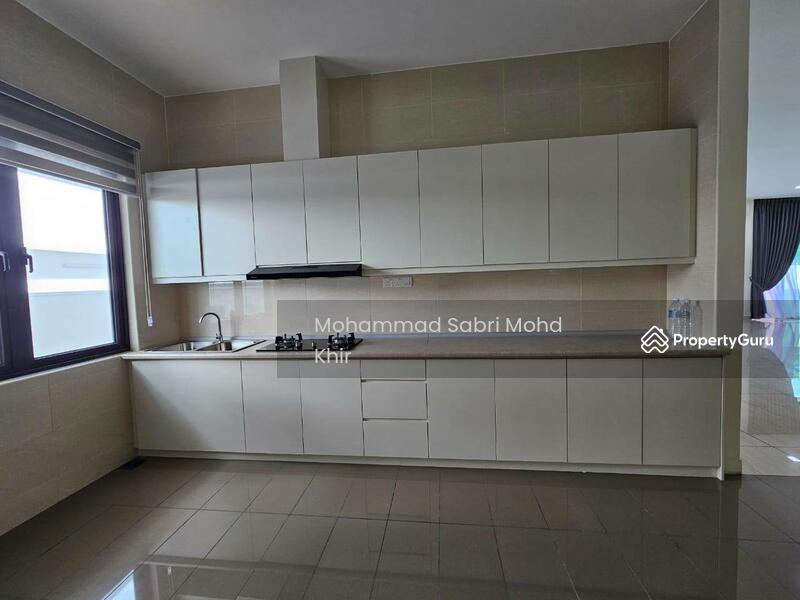 Ground floor: Kitchen with built in cabinet. 