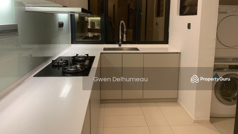 A well-appointed kitchen fully equipped with modern appliances"
