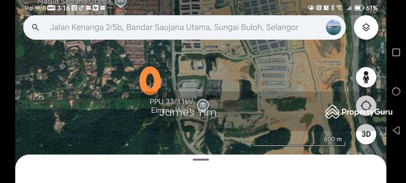 Bungalow land next to elmina west