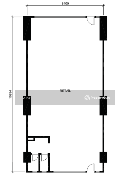 Untuk Disewa - Geo Antharas Retail Lot Facing Main Road