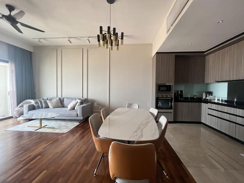 Service Residence for Sale at Straits Residences - Nikki Cheah - Living Room - PropertyGuru.com.my