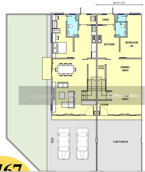 Untuk Dijual - Rumah Teres 2 Tingkat di Tanjong Piandang, Perak