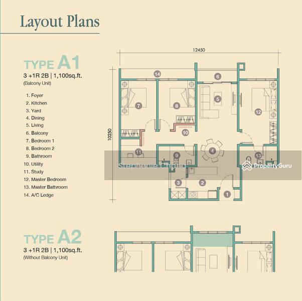 Layout Type A1 & A2