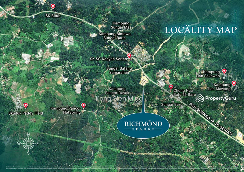 Kuching Double Storey Terrace at Richmond Park 3, Jalan Kuching