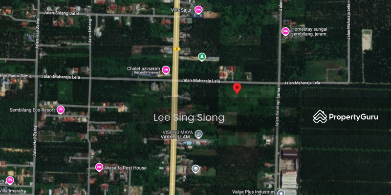 Untuk Disewa - (5 Acres) Jeram Kuala Selangor Kampung Sungai Sembilang Jalan Maharajalela