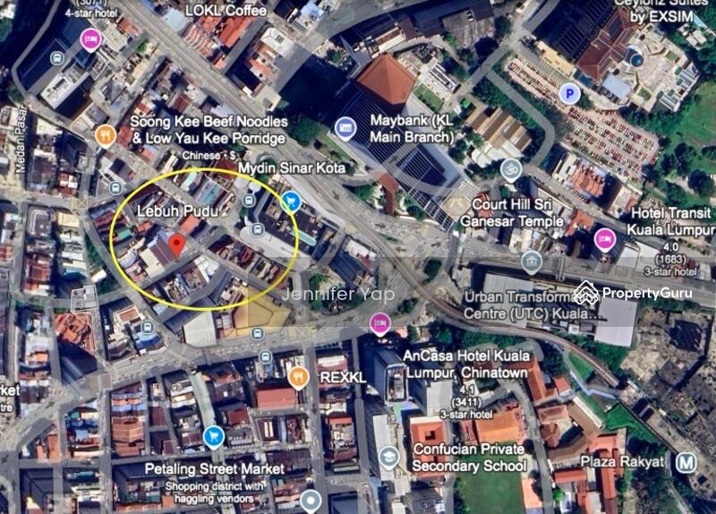 For Sale - Freehold 6-Storey Shop in China Town area of KL City Centre for Sale