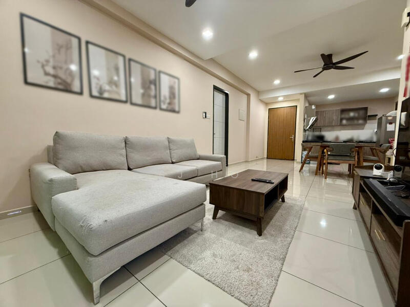 Casa Residences High Floor with Balcony - Living Area