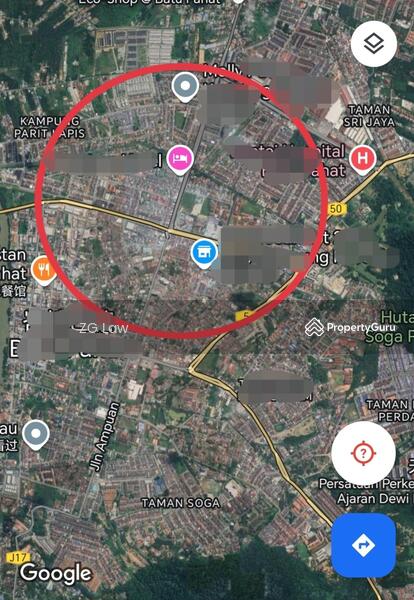 Untuk Dijual - Batu Pahat Centre Land