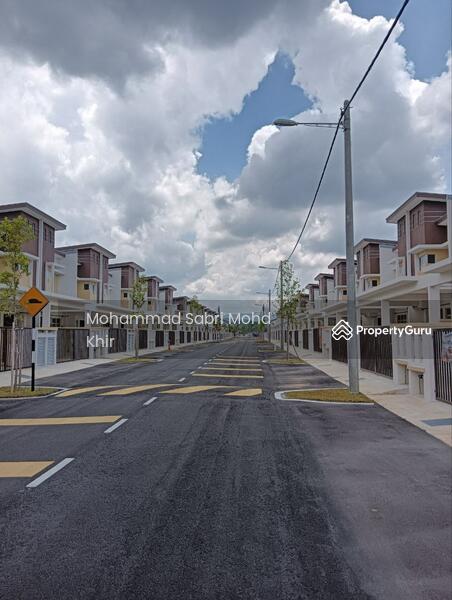 Newly completed housing area. 