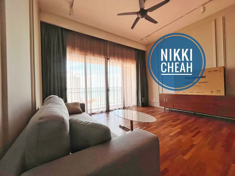 Servis Apartment untuk Disewa di Straits Residences - Nikki Cheah - Living Room - PropertyGuru.com.my