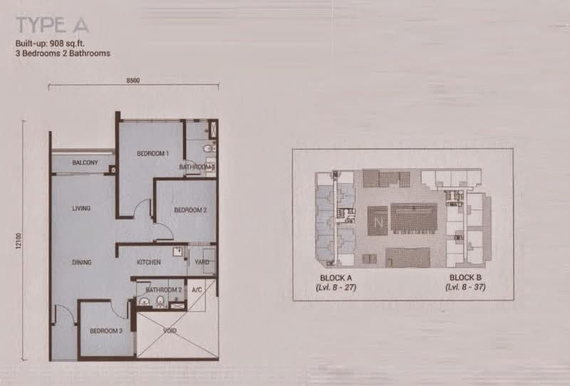 Condominium for Sale at Ascenda Residence @ Skyarena - Nexus Tan - PropertyGuru.com.my