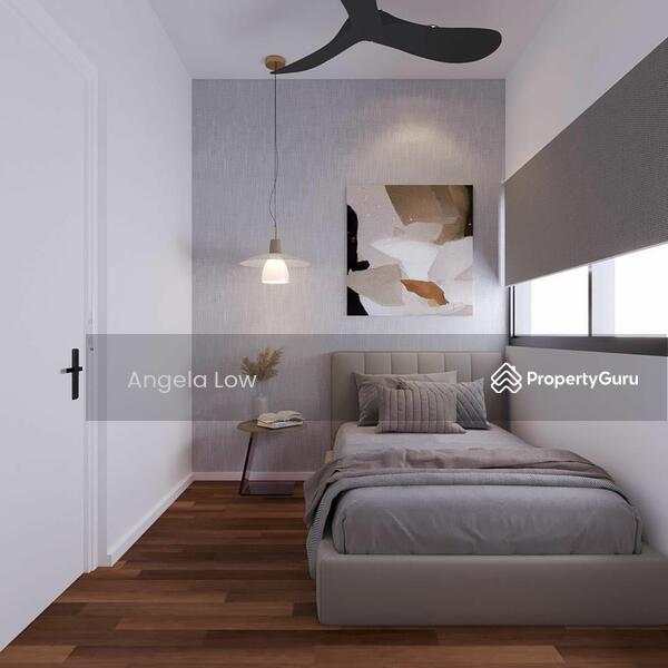 Service Residence for Sale at 10 Stonor - Angela Low - Our +1 bedroom is able to fit a single mattress and bed - PropertyGuru.com.my