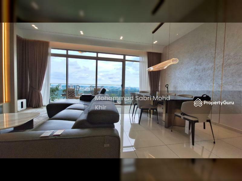 Living and dining area with furnitures. 