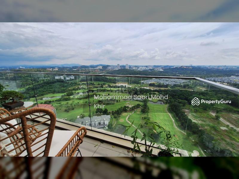 Balcony facing green golf course. 
