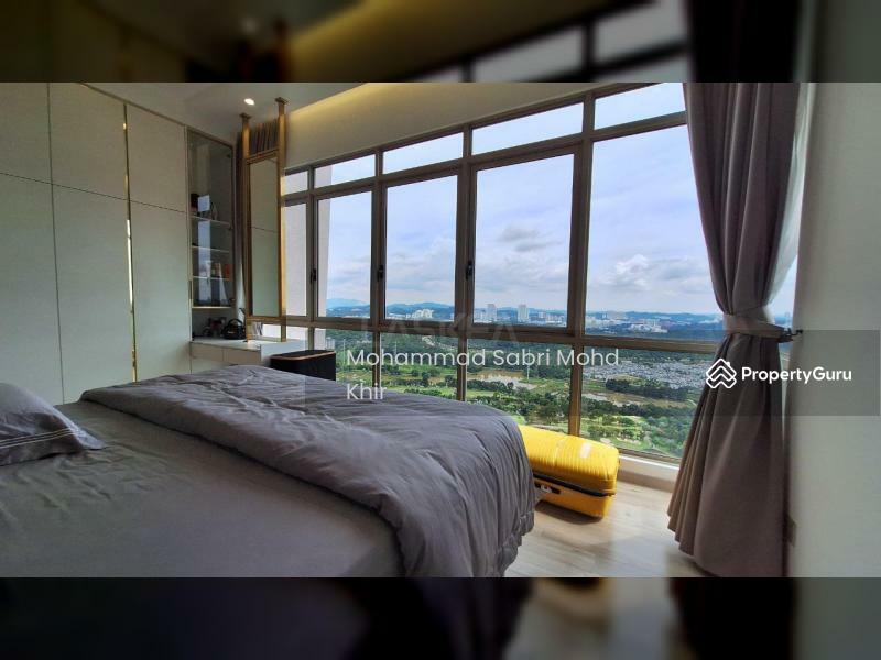 Bedroom with external view. 