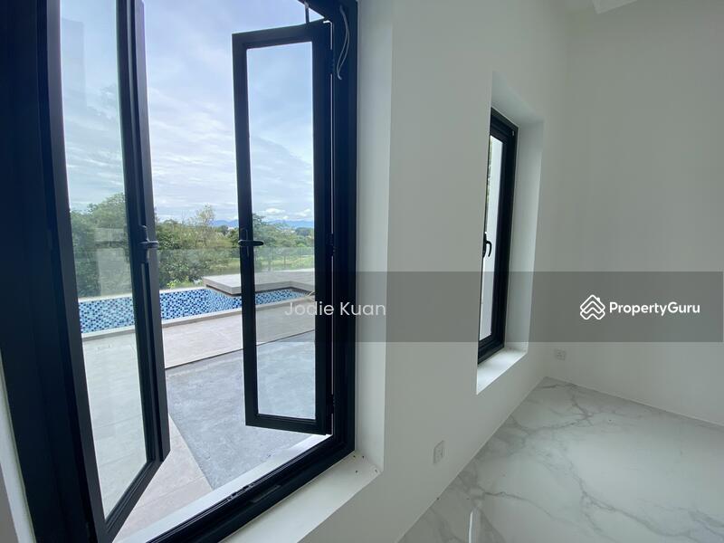 TV Room overlooking swimming pool