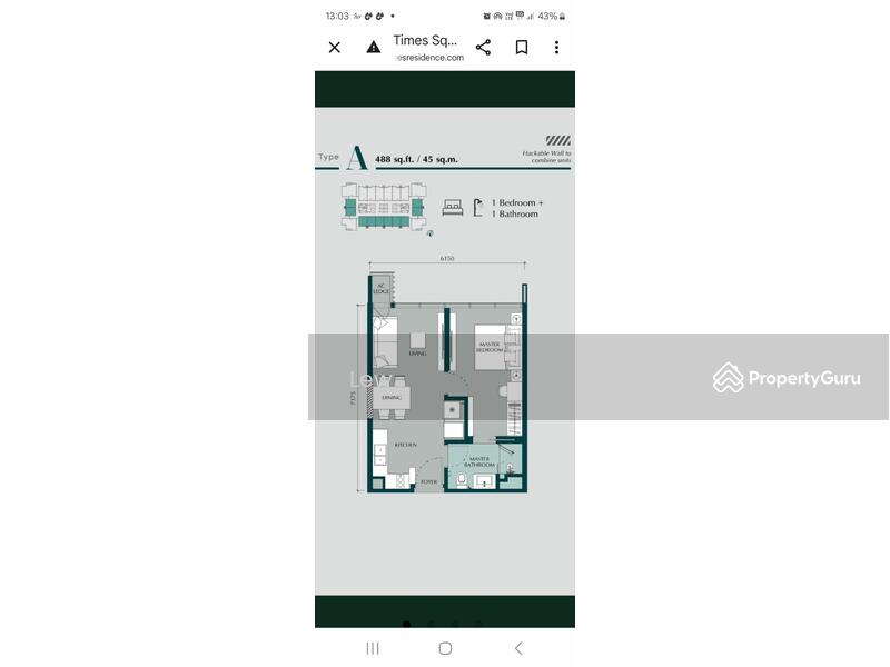 Service Residence for Sale at Times Square 2 - Lew . - PropertyGuru.com.my