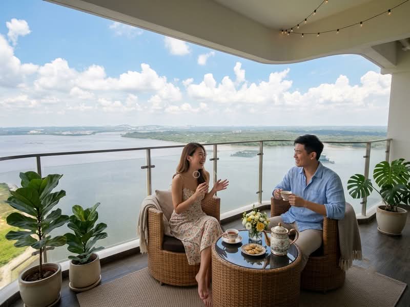 Condominium for Sale at Kings Bay @ Country Garden Danga Bay - Neilson Tan - Balcony - PropertyGuru.com.my