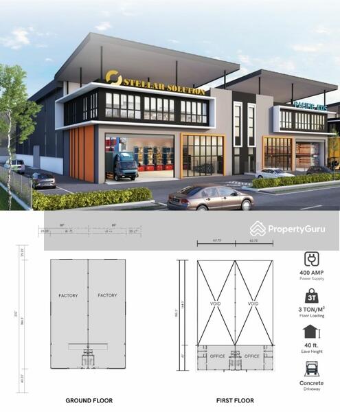 For Sale - Semi-D factory at Jenjarom