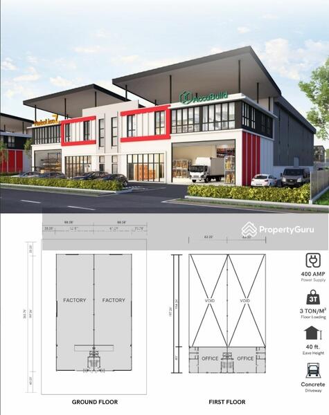 For Sale - Semi-D factory at Jenjarom