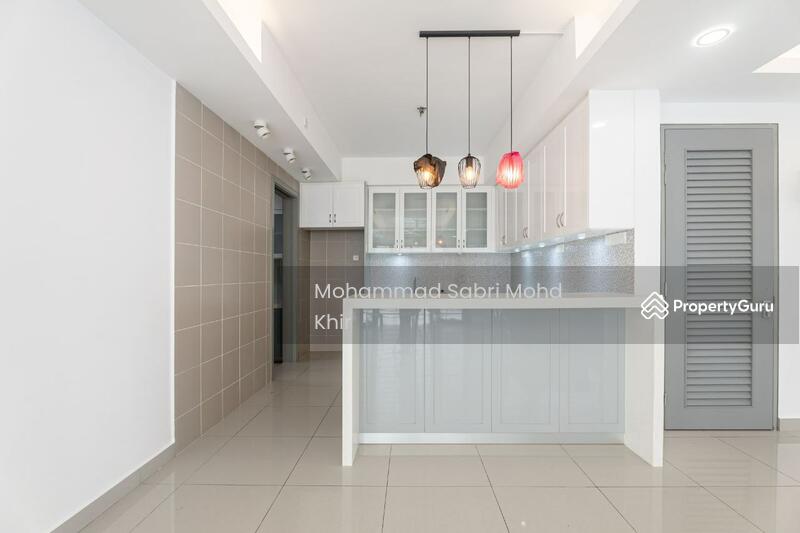 Ground floor kitchen area with built in cabinet. 